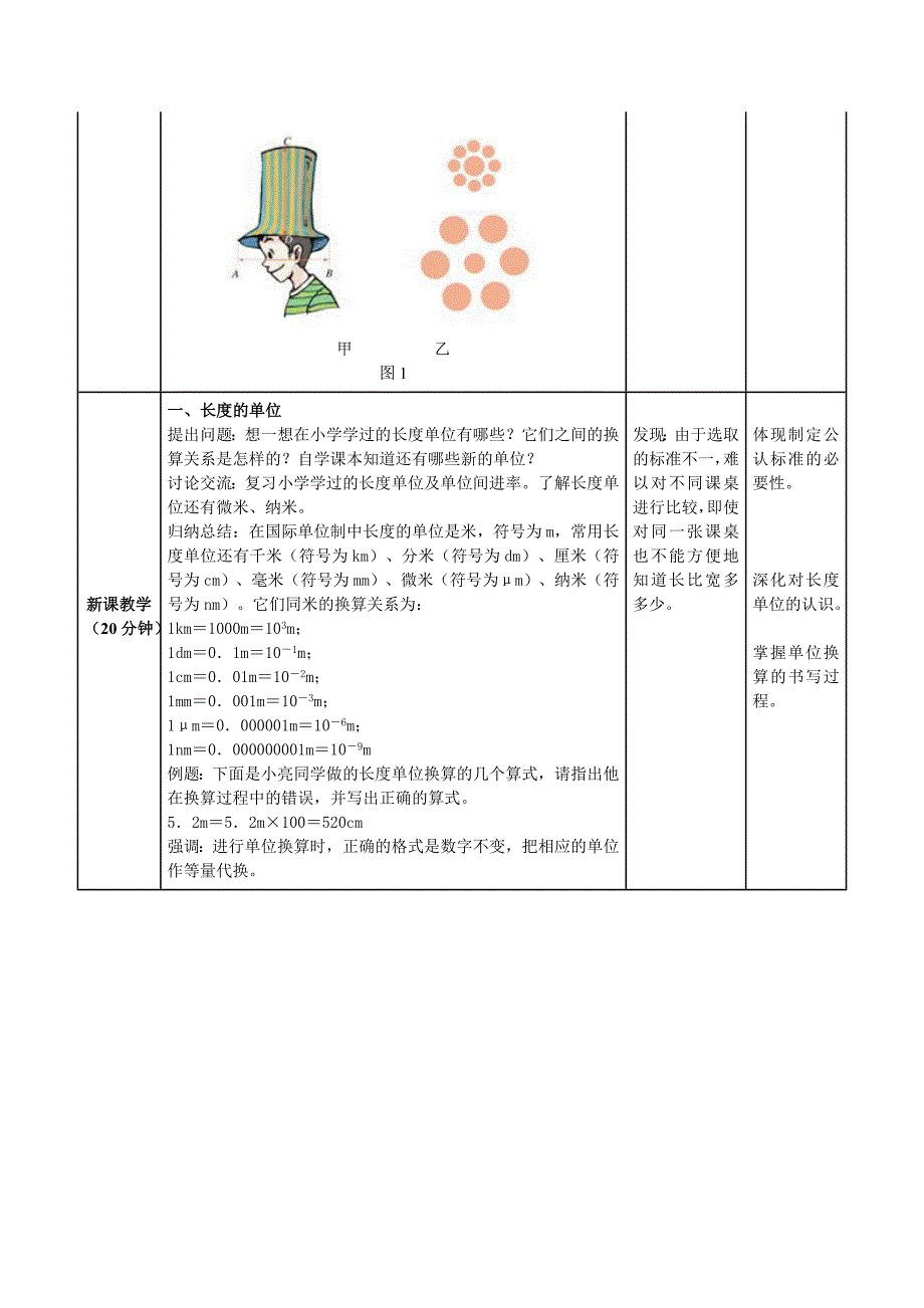 人教版八年级物理上册 《长度和时间的测量》教学设计.doc_第2页