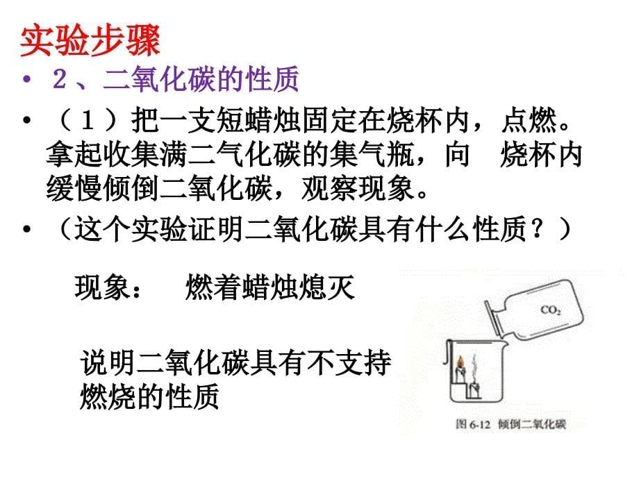 宝典训练九年级上册（人教）化学课件： 第6单元 实验活动2 二氧化碳的实验室制取和性质.ppt_第5页