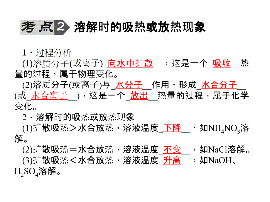 安徽省中考化学总复习课件：第15讲 溶液的形成及溶解度.ppt_第3页