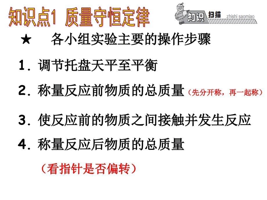 宝典训练九年级上册（人教）化学课件： 第5单元 课题1 质量守恒定律（1）.ppt_第5页