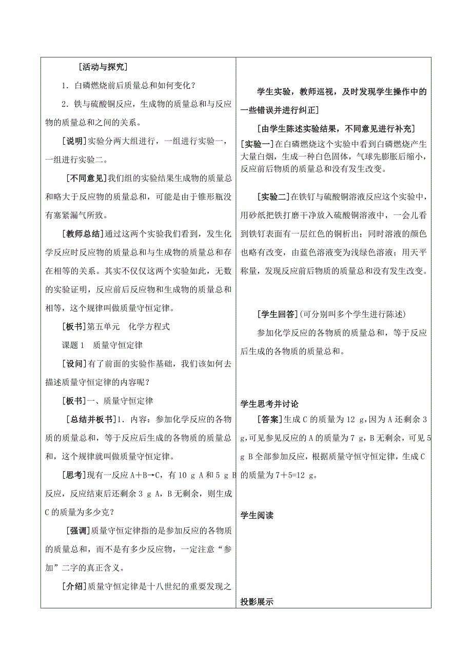 山东省郯城县郯城街道初级中学九年级化学上册 第五单元 化学方程式 课题1 质量守恒定律学案1（无答案） 新人教版.doc_第2页