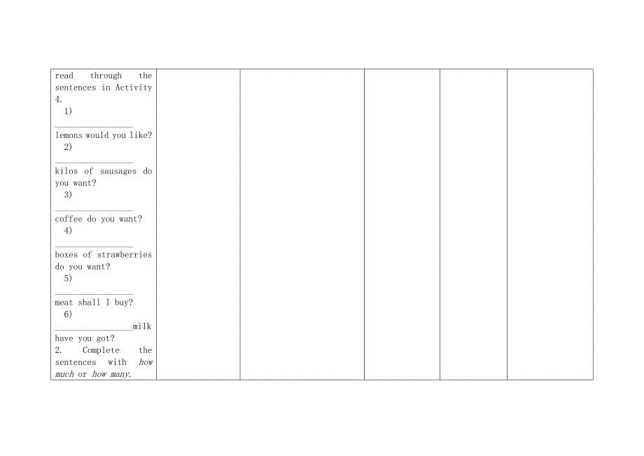 外研版七年级下册英语教案：Module 5 Unit 3 Language in use.doc_第5页