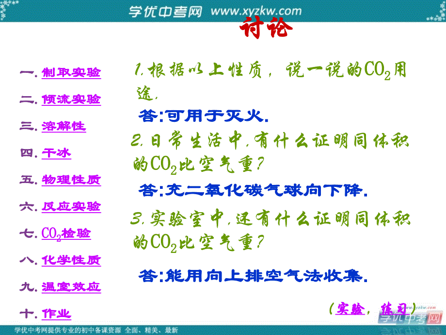 重庆市第六十四中学九年级化学《二氧化碳的性质》课件.ppt_第4页