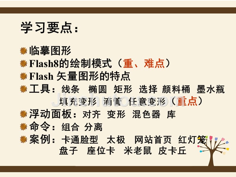 flash绘制和编辑对象临摹图形_第4页