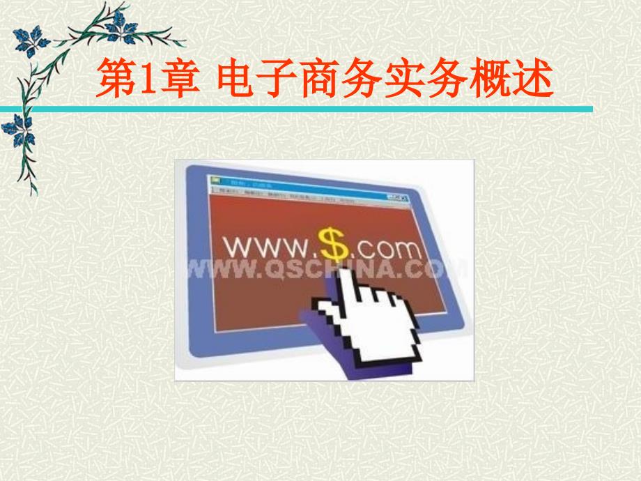 《电子商务实务概述》ppt课件_第1页
