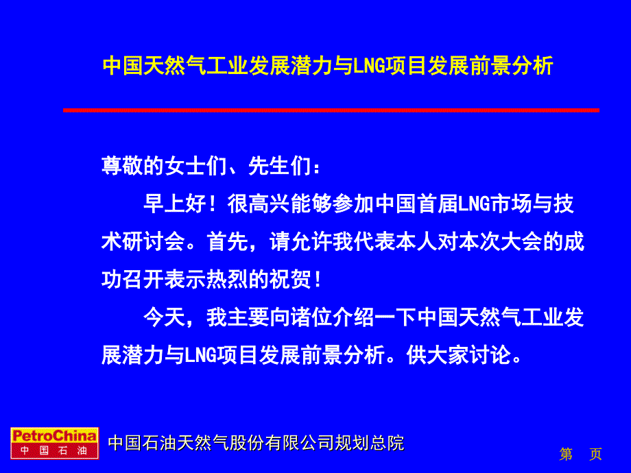 中国天然气工业发展潜力与lng项目发展前景分析(韩景宽)_第2页