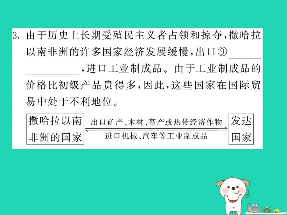 人教版2019中考地理一轮复习七下第八章东半球其他的国家和地区第2课时撒哈拉以南的非洲与澳大利亚知识梳理课件_第5页