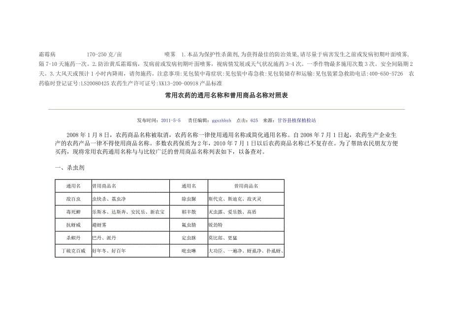 先正达系列农药在农业上的用途.docx_第5页