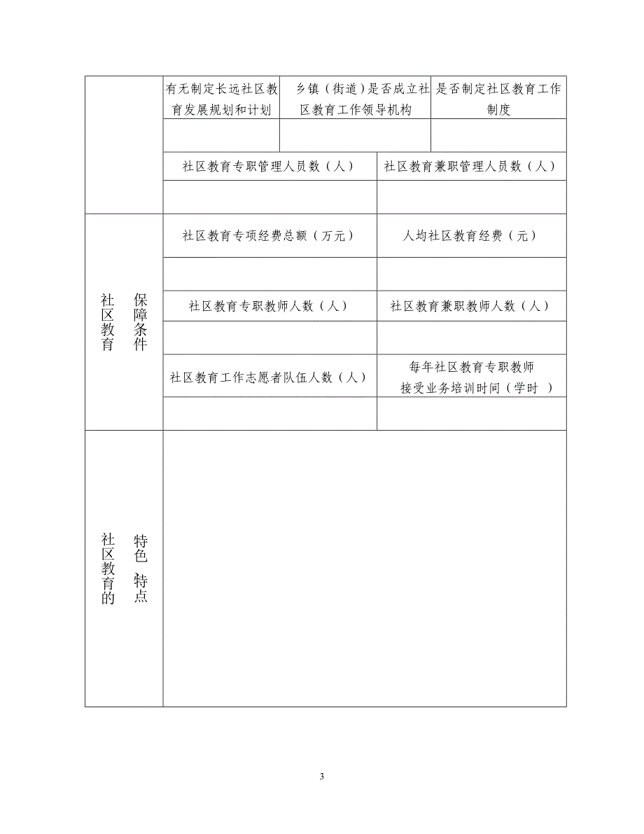 泰州市市级乡镇（街道）社区教育中心申请登记表_第3页