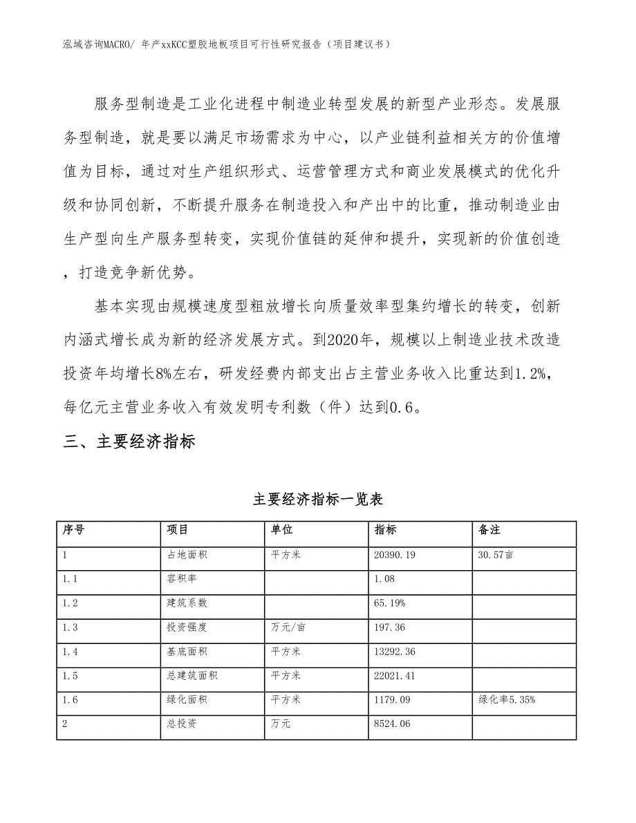 年产xxKCC塑胶地板项目可行性研究报告（项目建议书）_第4页