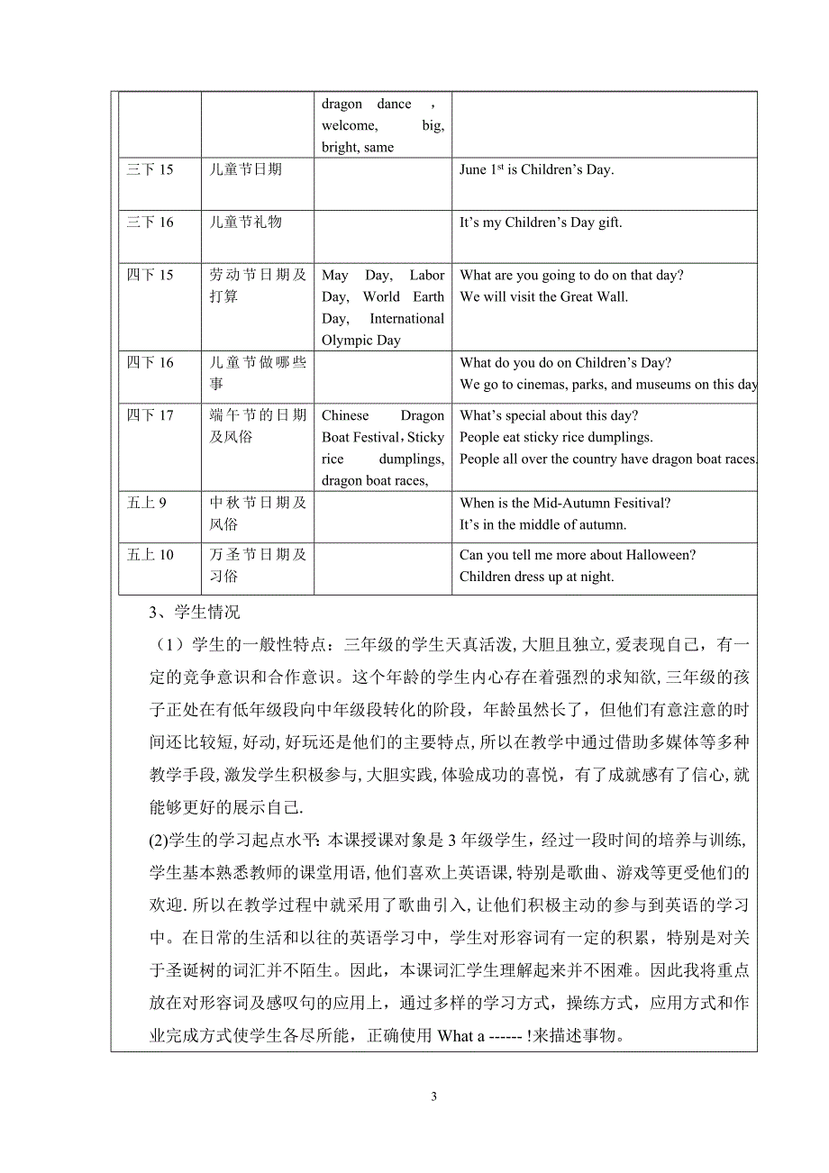 小学英语3年级24课教学设计_第3页