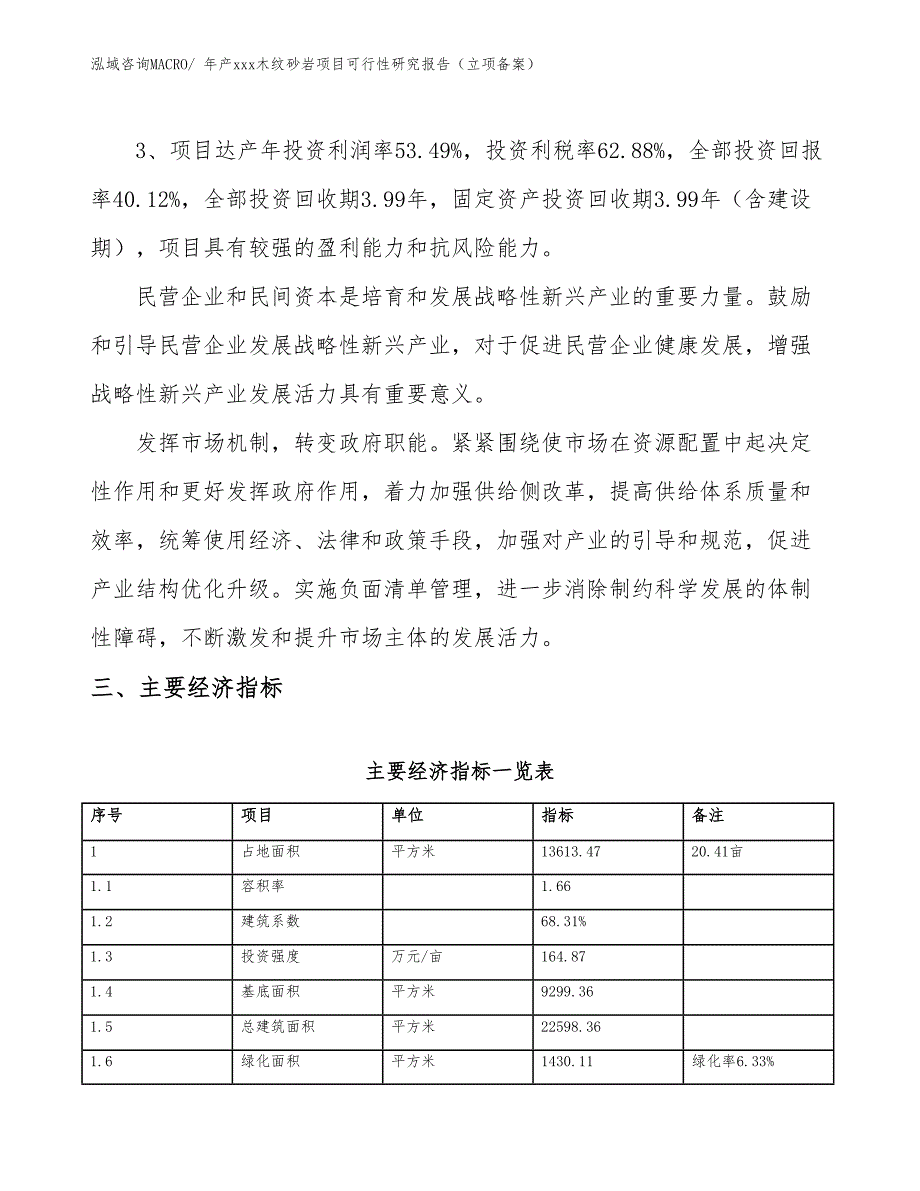 年产xxx木纹砂岩项目可行性研究报告（立项备案）_第4页