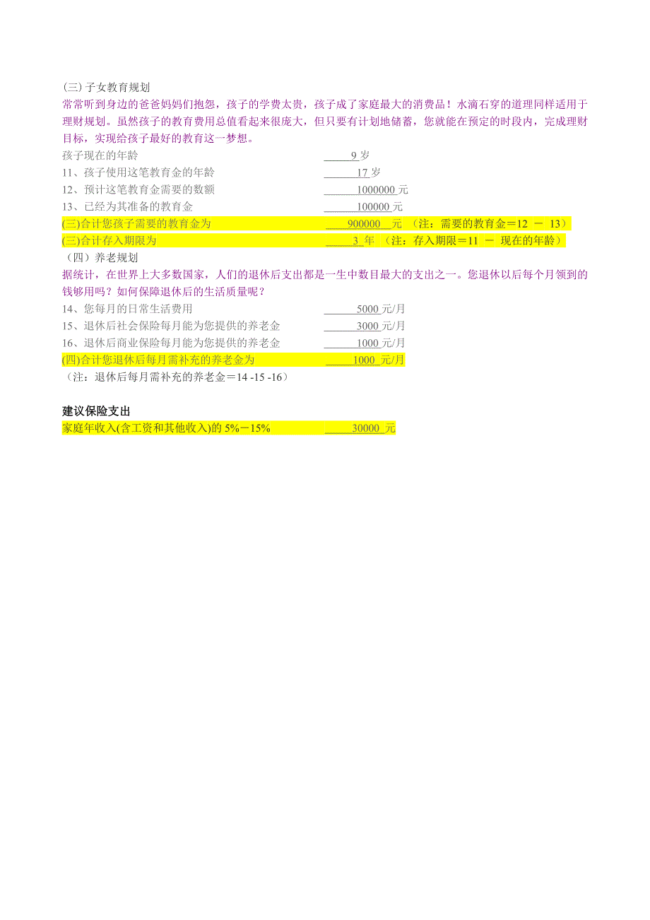 上海保险客户需求分析问卷(李东升)_第2页