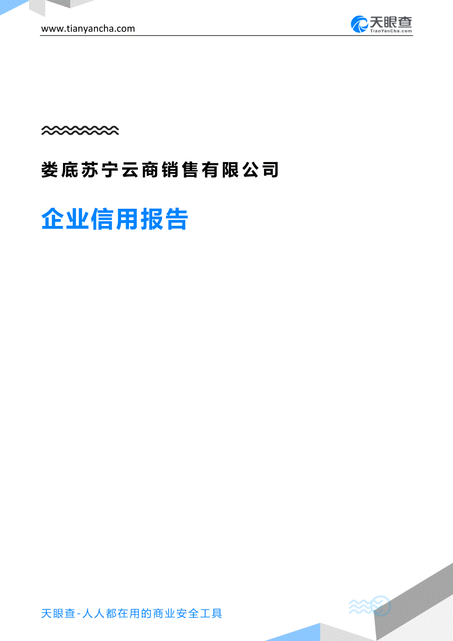 娄底苏宁云商销售有限公司企业信用报告-天眼查_第1页