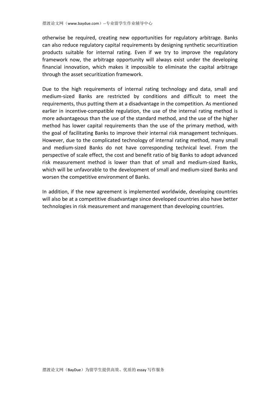 美国paper写作--The international banking regulatory system_第5页