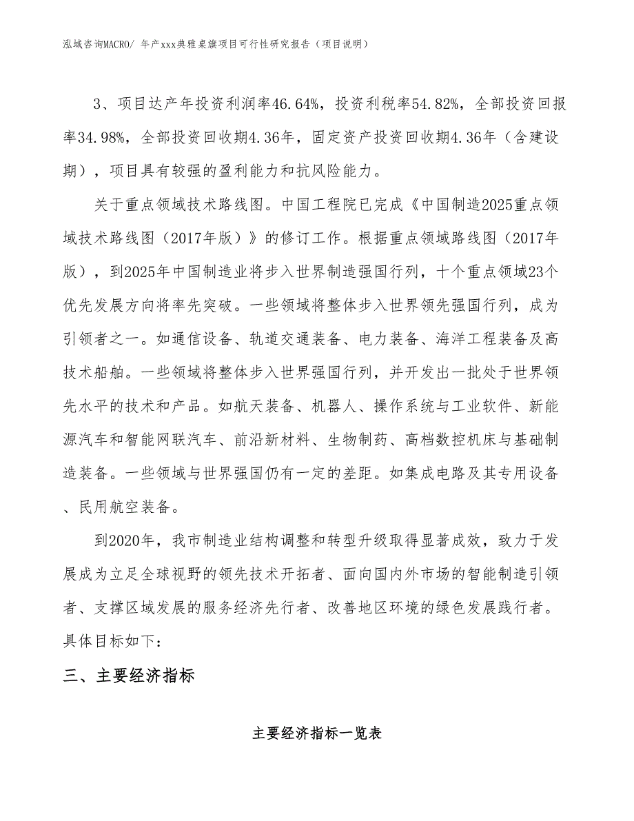 年产xxx典雅桌旗项目可行性研究报告（项目说明）_第4页