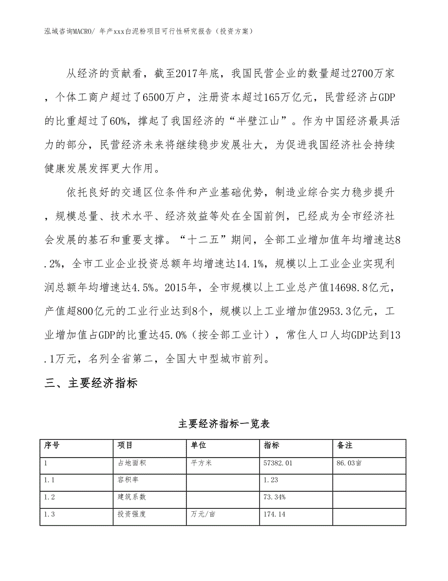 年产xxx白泥粉项目可行性研究报告（投资方案）_第4页