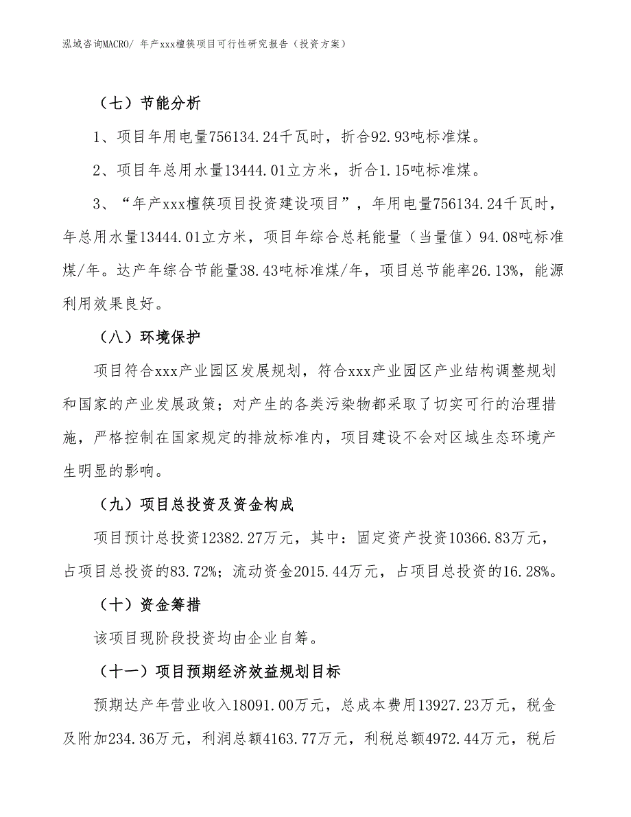 年产xxx檀筷项目可行性研究报告（投资方案）_第2页