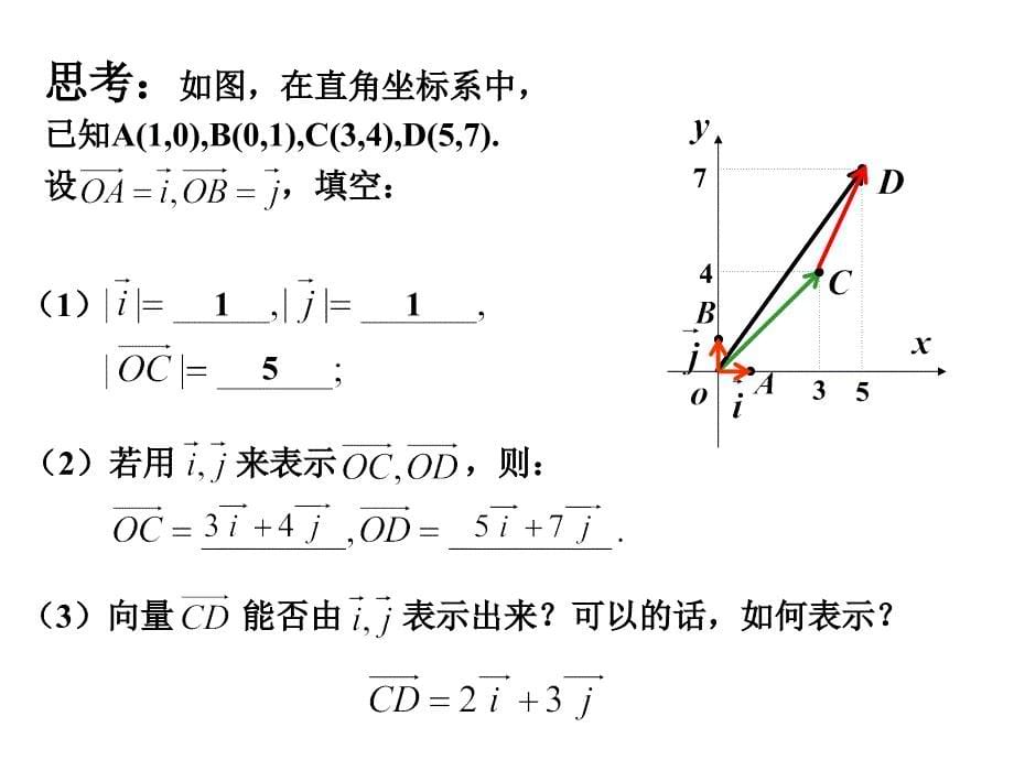 2.3.2平面向量的正交分解及坐标表示_2.3.3平面向量的坐标运算_第5页