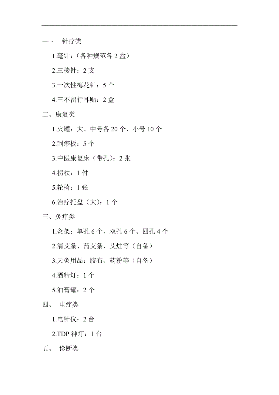 中医适宜技术所需设备_第1页