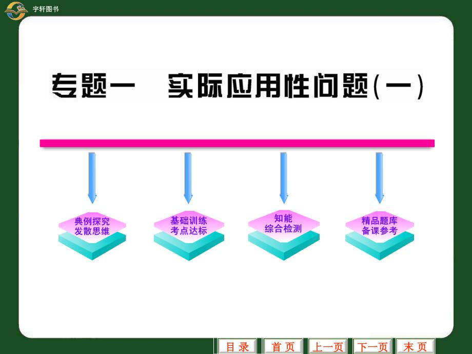 专题一：实际应用性问题一_第1页