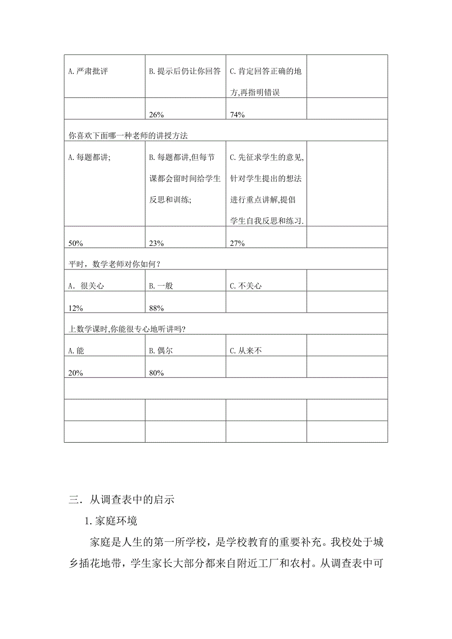 数学学困生调查问卷分析报告_第4页