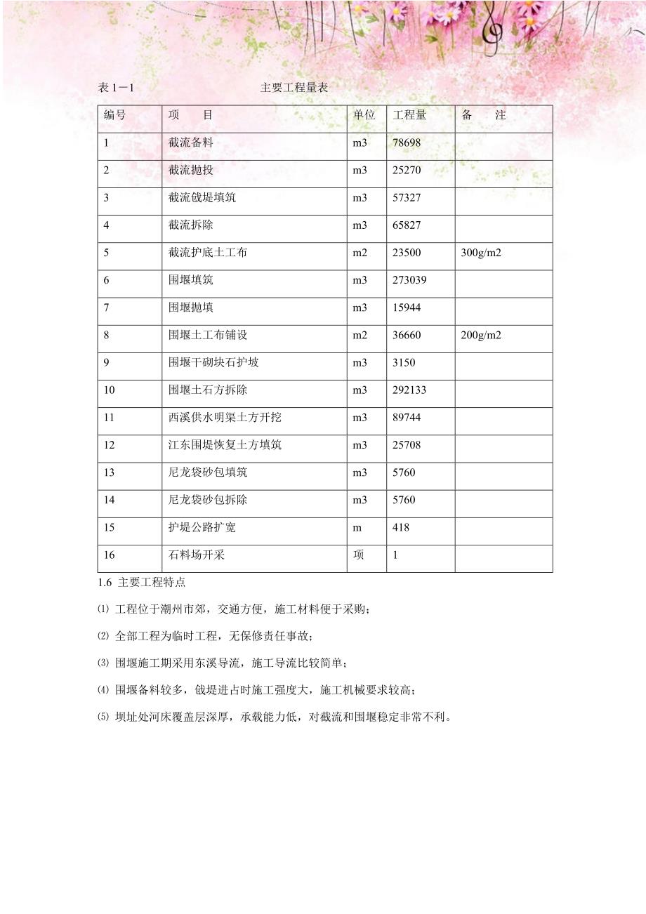 供水枢纽工程土建工程一期导截流工程及石场施工组织设计_第3页