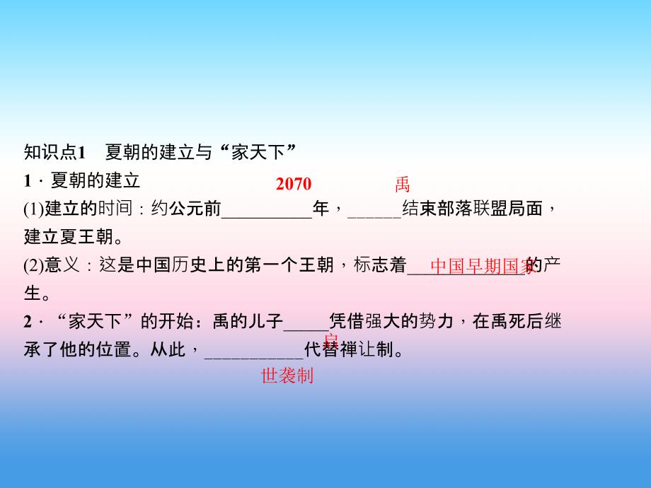 2017-2018学年七年级历史（人教版）上册作业课件：第4课 早期国家的产生和发展_第3页