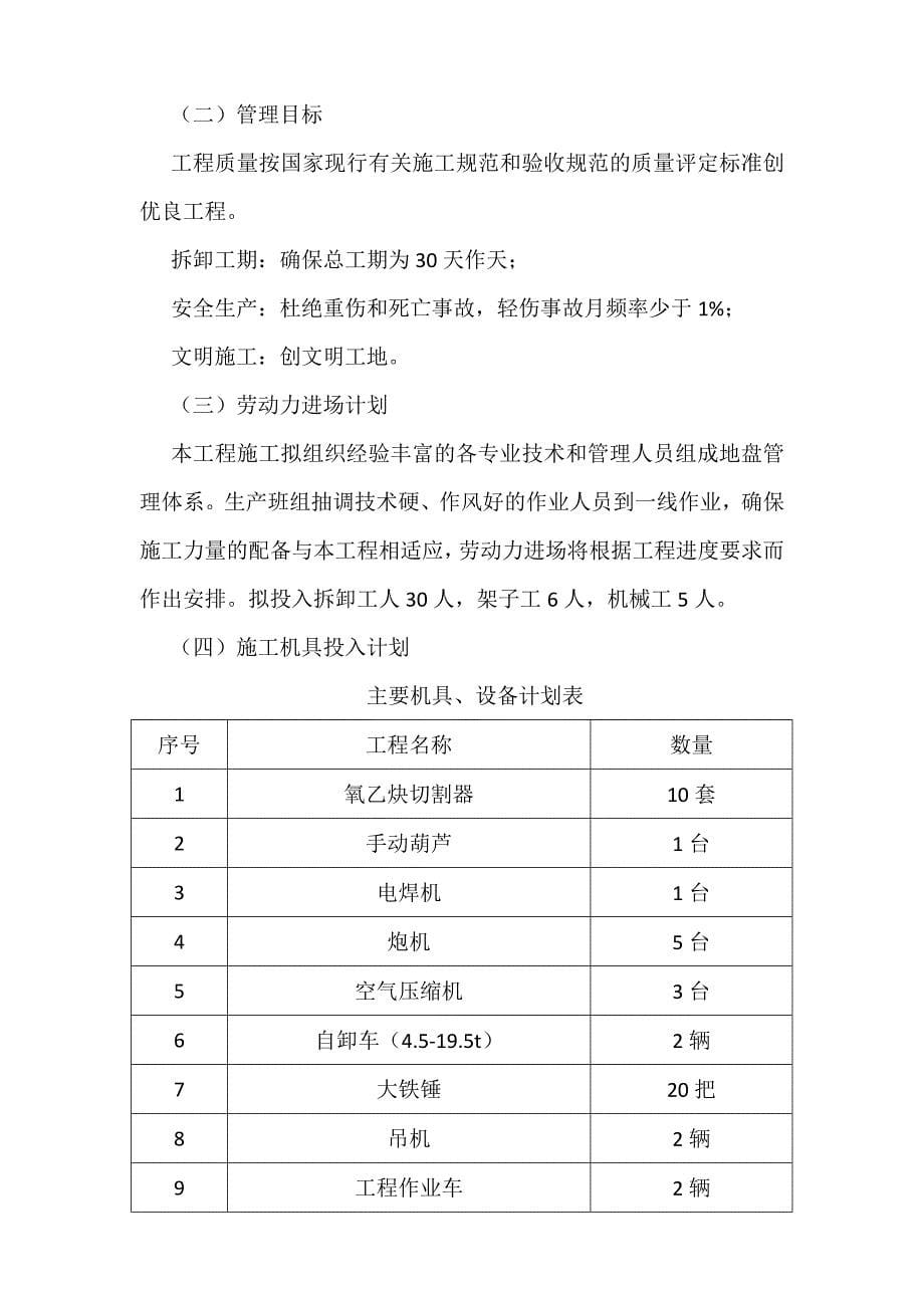 拆卸组织施工方案_第5页