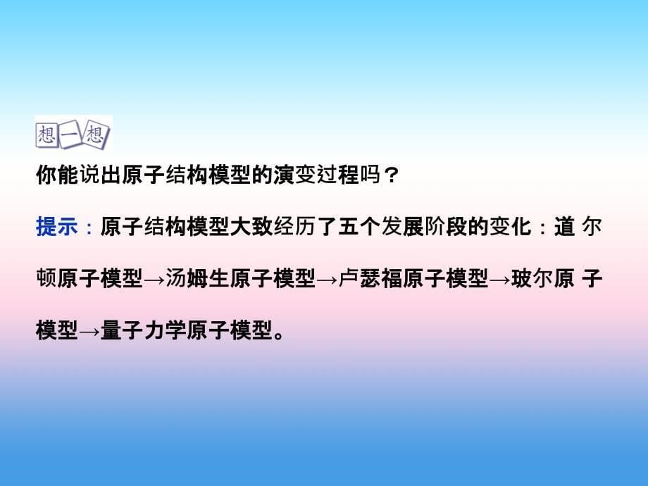 2017-2018学年高中化学苏教版选修3 专题1 揭示物质结构的奥秘 课件（27张） _第5页