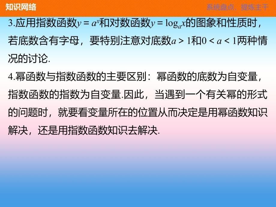 2018版高中数学人教b版必修一课件：2章末复习提升 _第5页