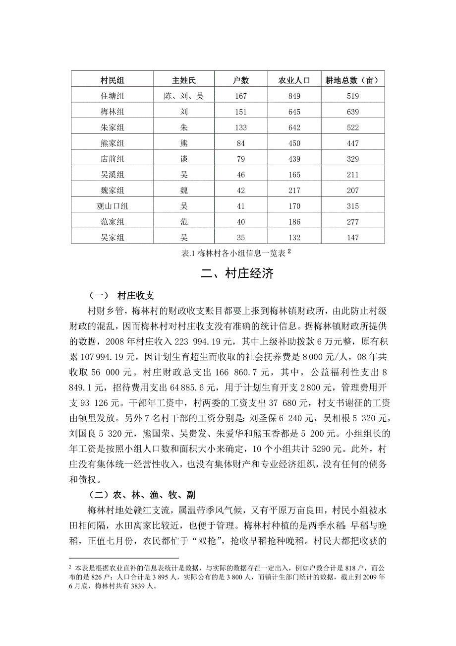 江西省丰城市梅林镇梅林村调查报告_第3页