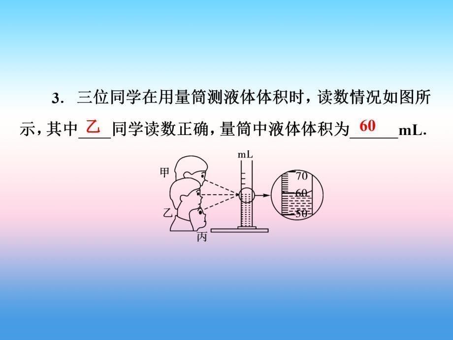 2018-2019学年八年级物理新人教版上册习题课件：第6章第3节测量物质的密度_第5页