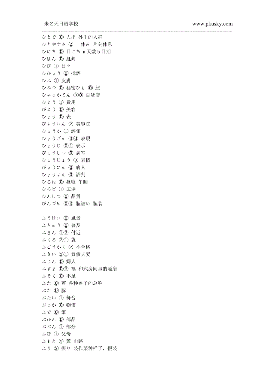 日语能力考试n3级核心词汇必备—名词(ナ—ホ)(未名天日语版)_第4页