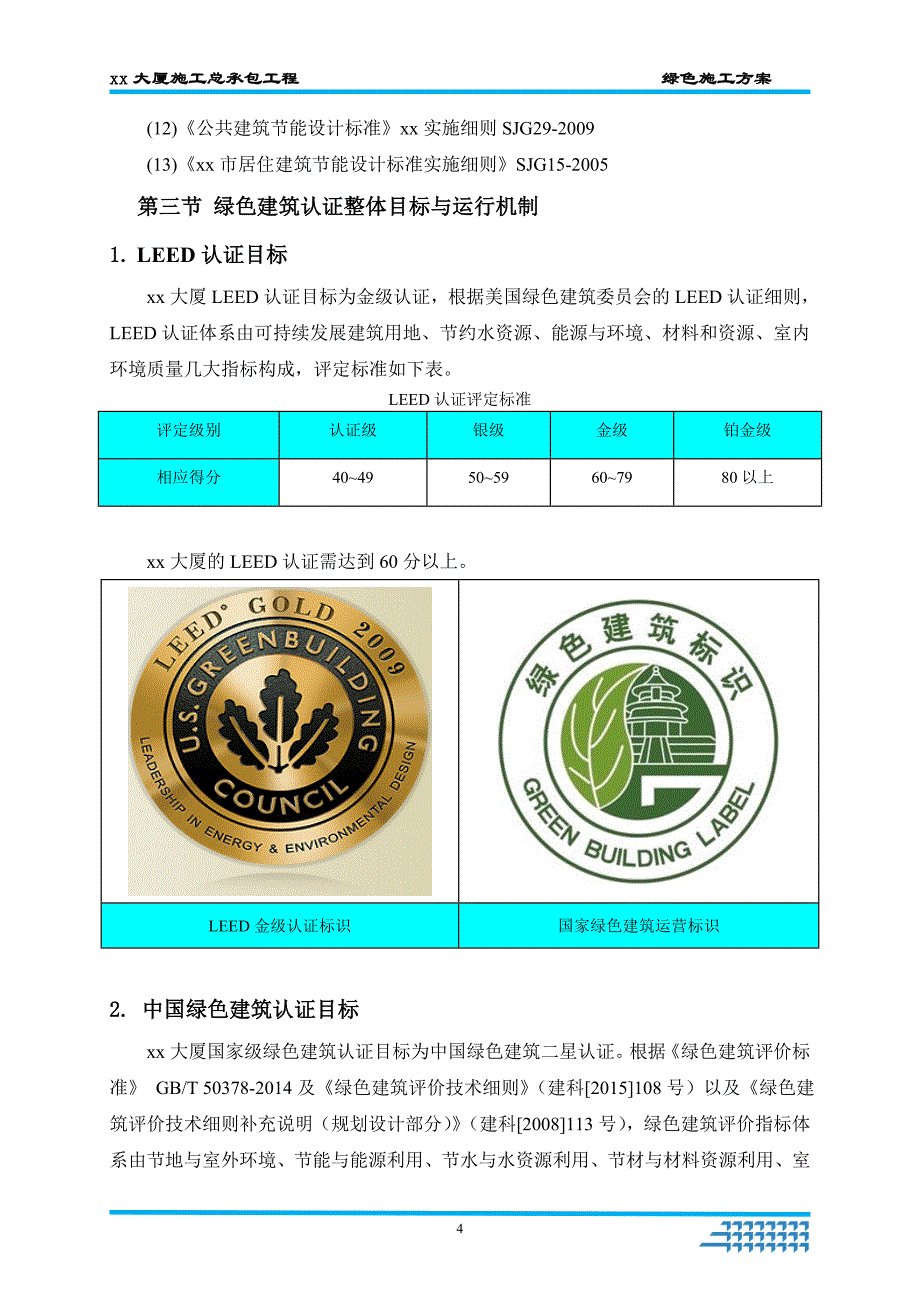 300m超高层大厦项目绿色施工方案_第4页