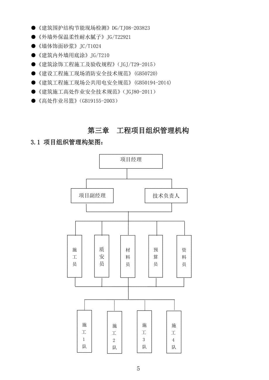 住宅小区一期1#2#3#4#楼外墙岩棉板保温及涂饰工程施工组织设计_第5页