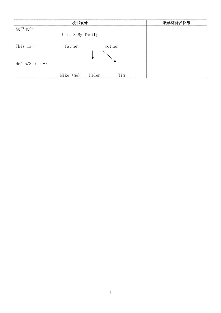 译林版小学英语3上教案unit4_第4页