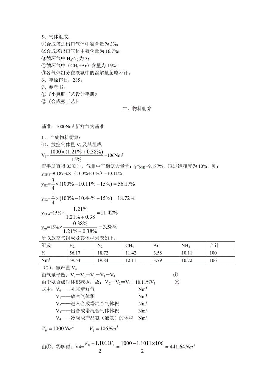 年产18万吨合成氨厂合成工段工艺设计_第2页