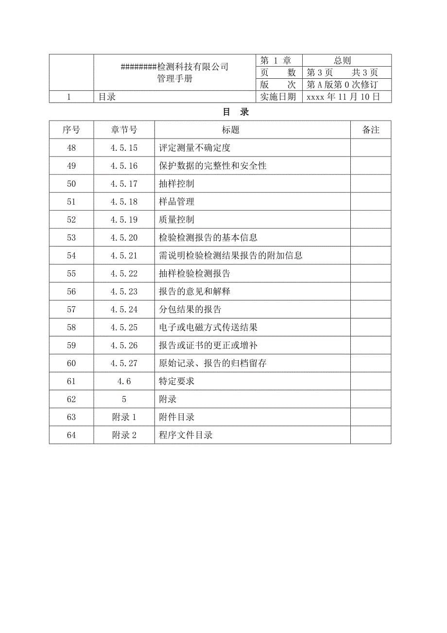 检测科技有限公司管理手册_第5页