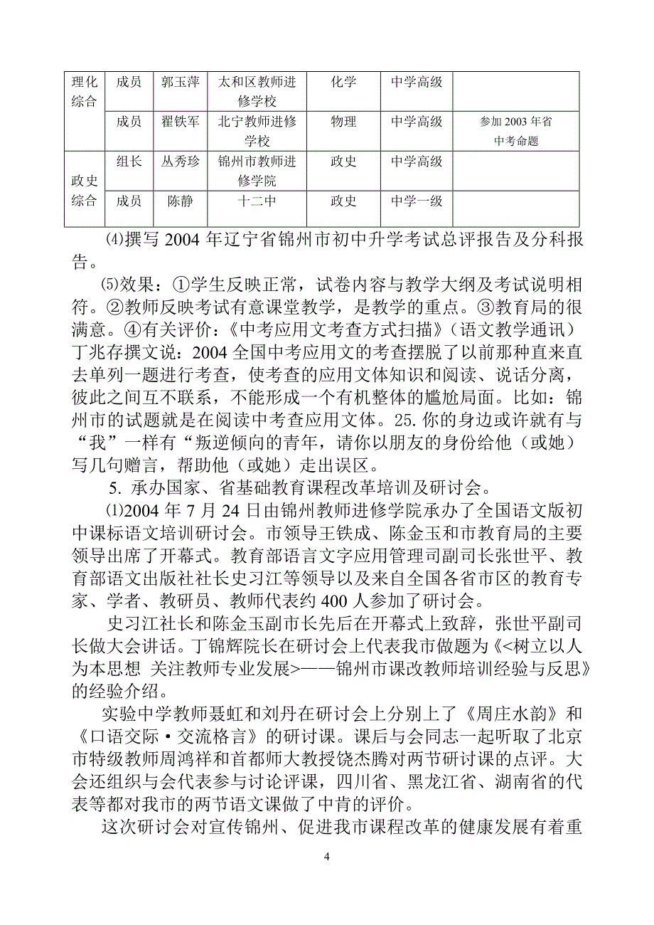 初中研训部2004年工作总结_第4页