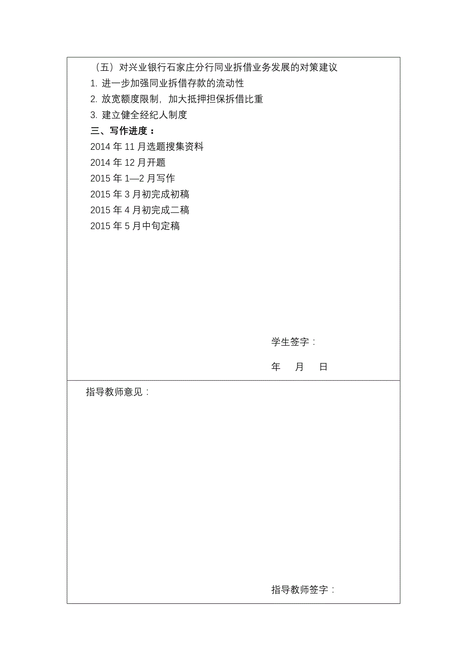 对兴业银行石家庄分行同业拆借业务的调查与研究开题报告_第2页