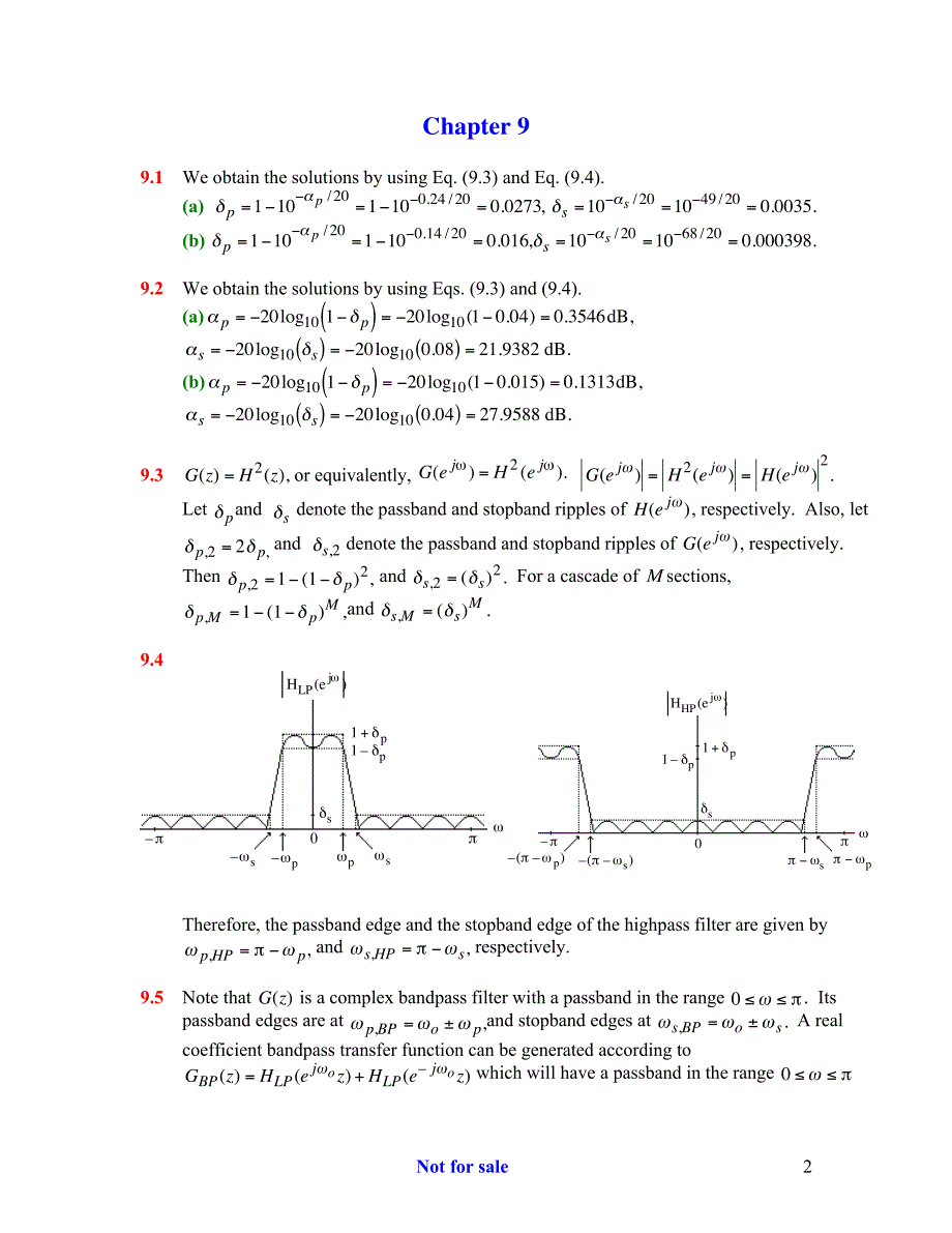 数字信号处理_基于计算机的方法_第四版_Sanjit-K.Mitra_习题答案 第9章_第2页