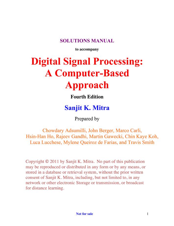 数字信号处理_基于计算机的方法_第四版_Sanjit-K.Mitra_习题答案 第9章