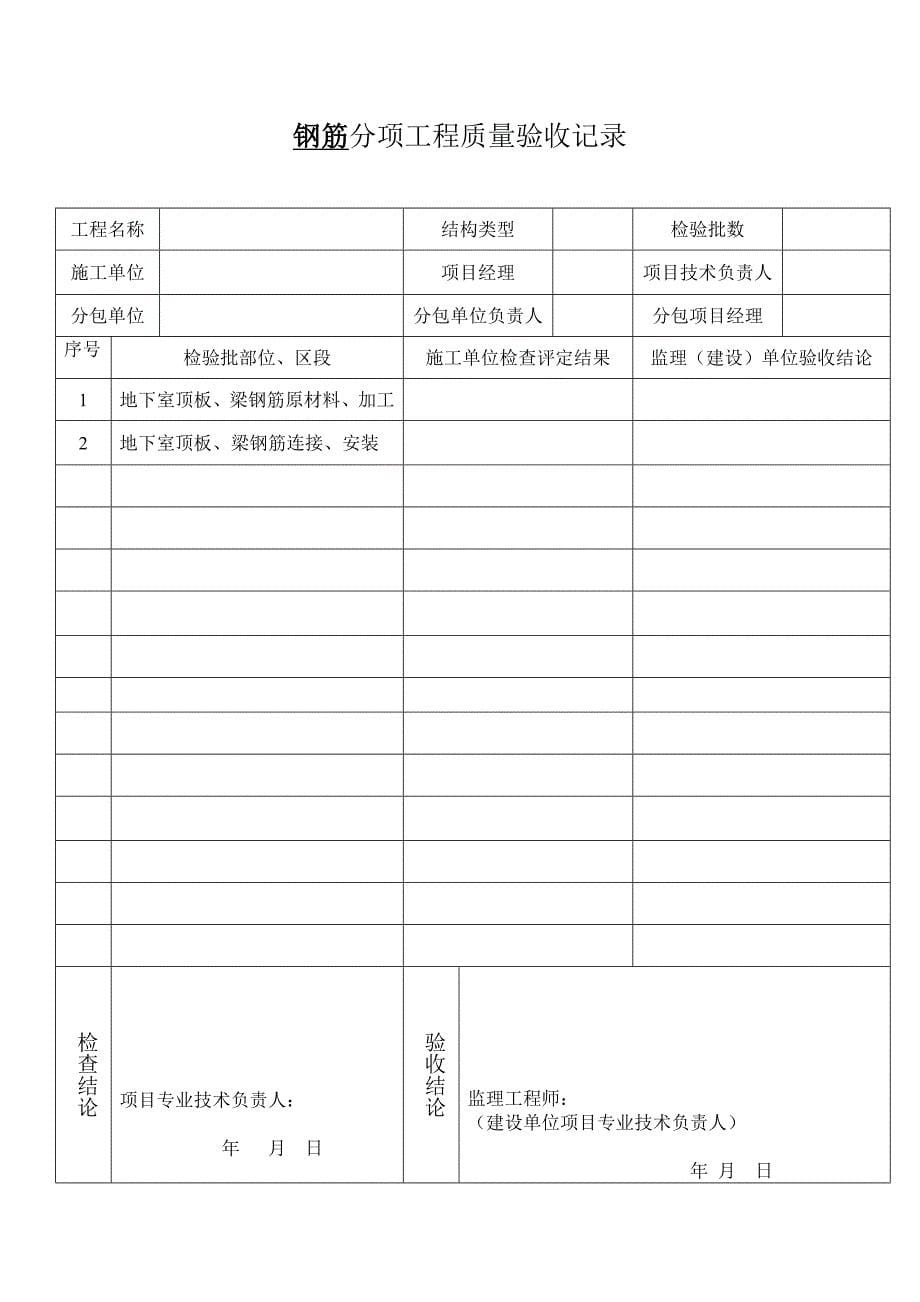 分部质量验收记录_第5页