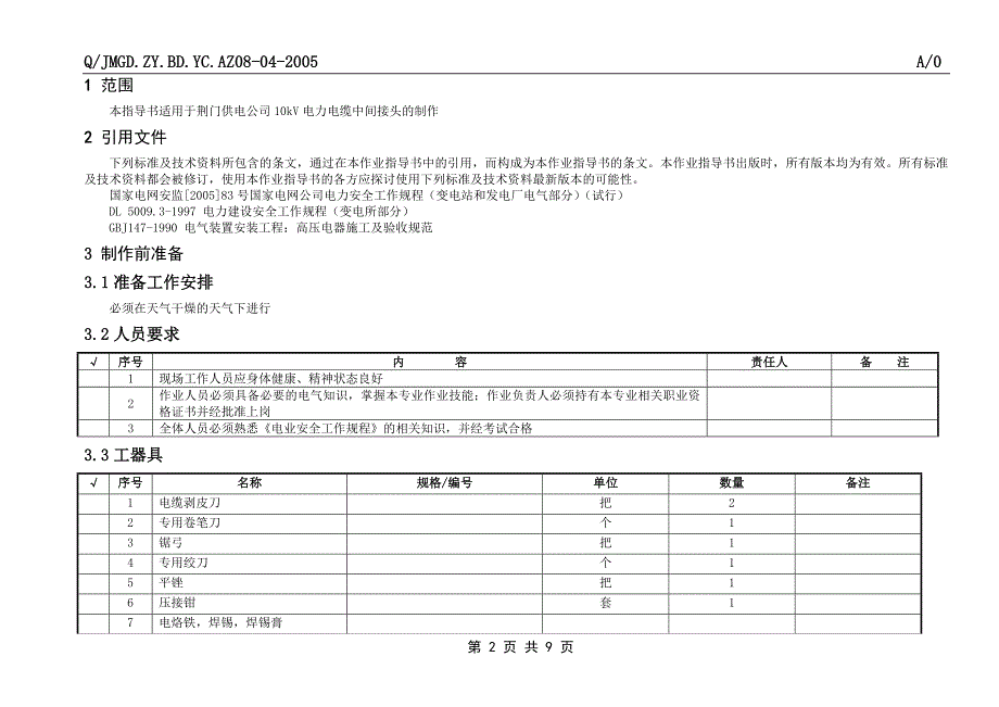 kv电缆中间接头08-04_第2页