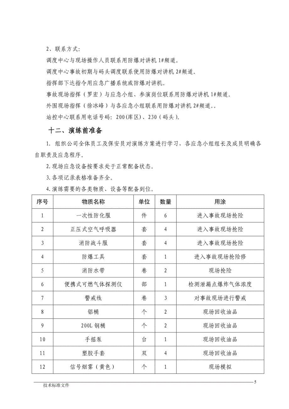 油品泄漏着火应急演练方案_第5页