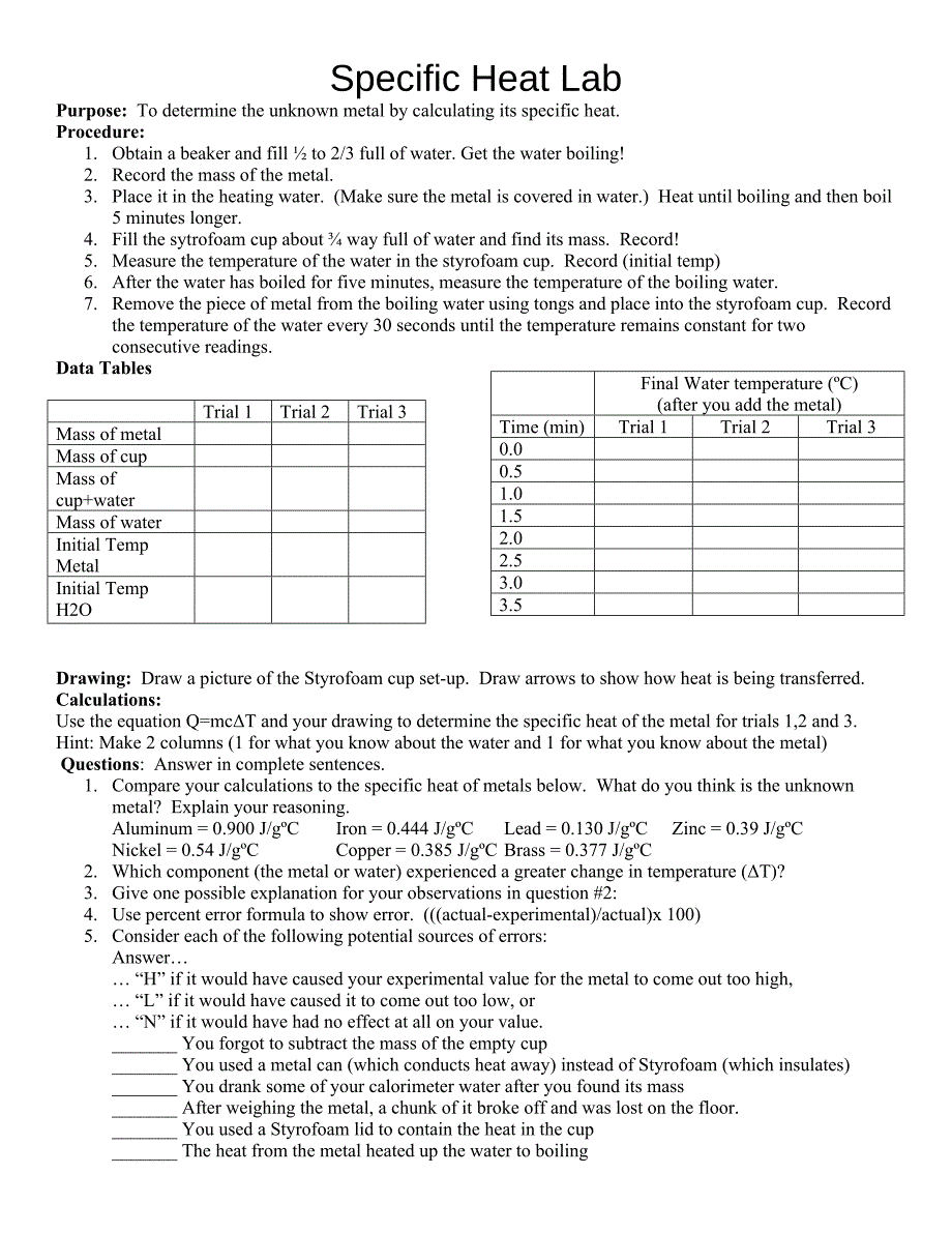 specific heat lab比热实验室_第1页