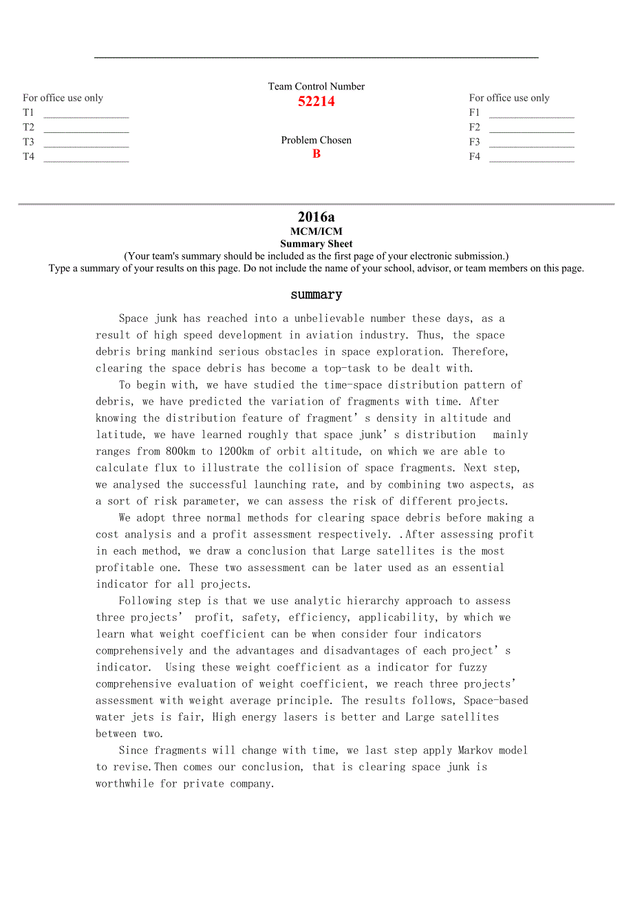 2016美赛b题优秀论文_第1页