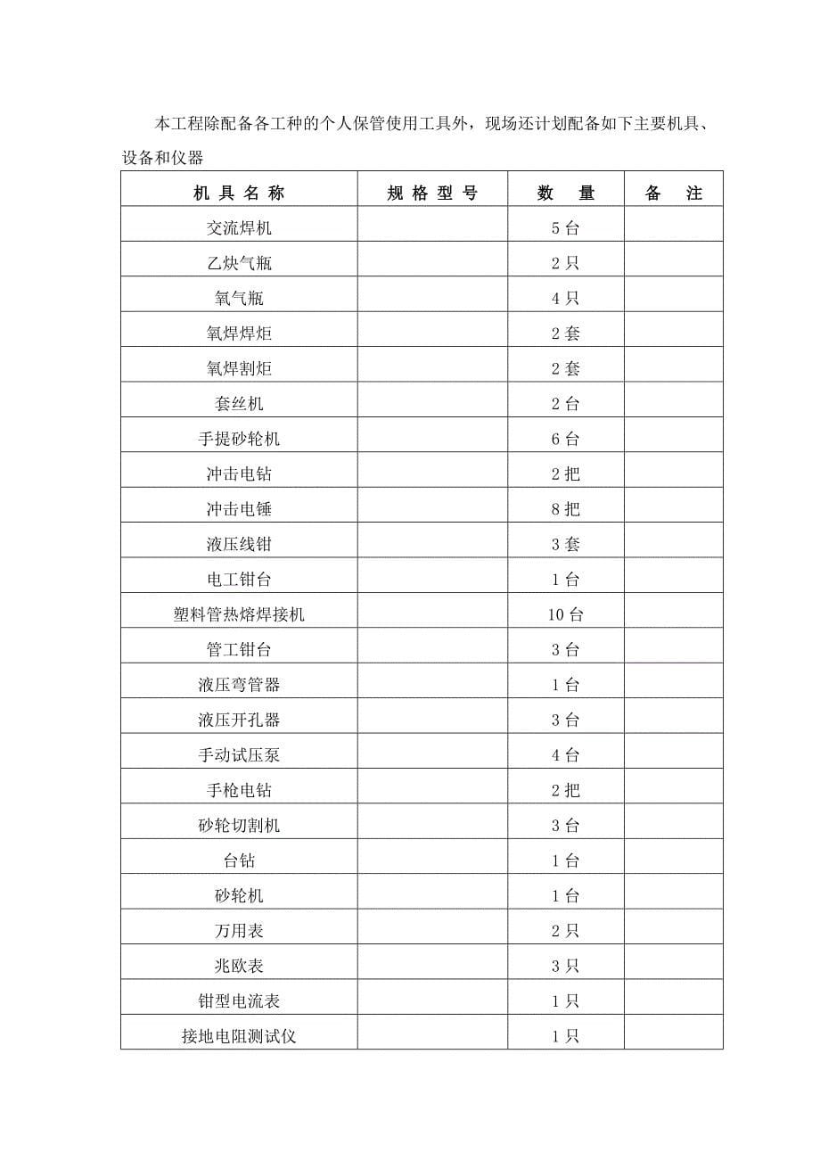 海洋大厦机电施工组织设计_第5页