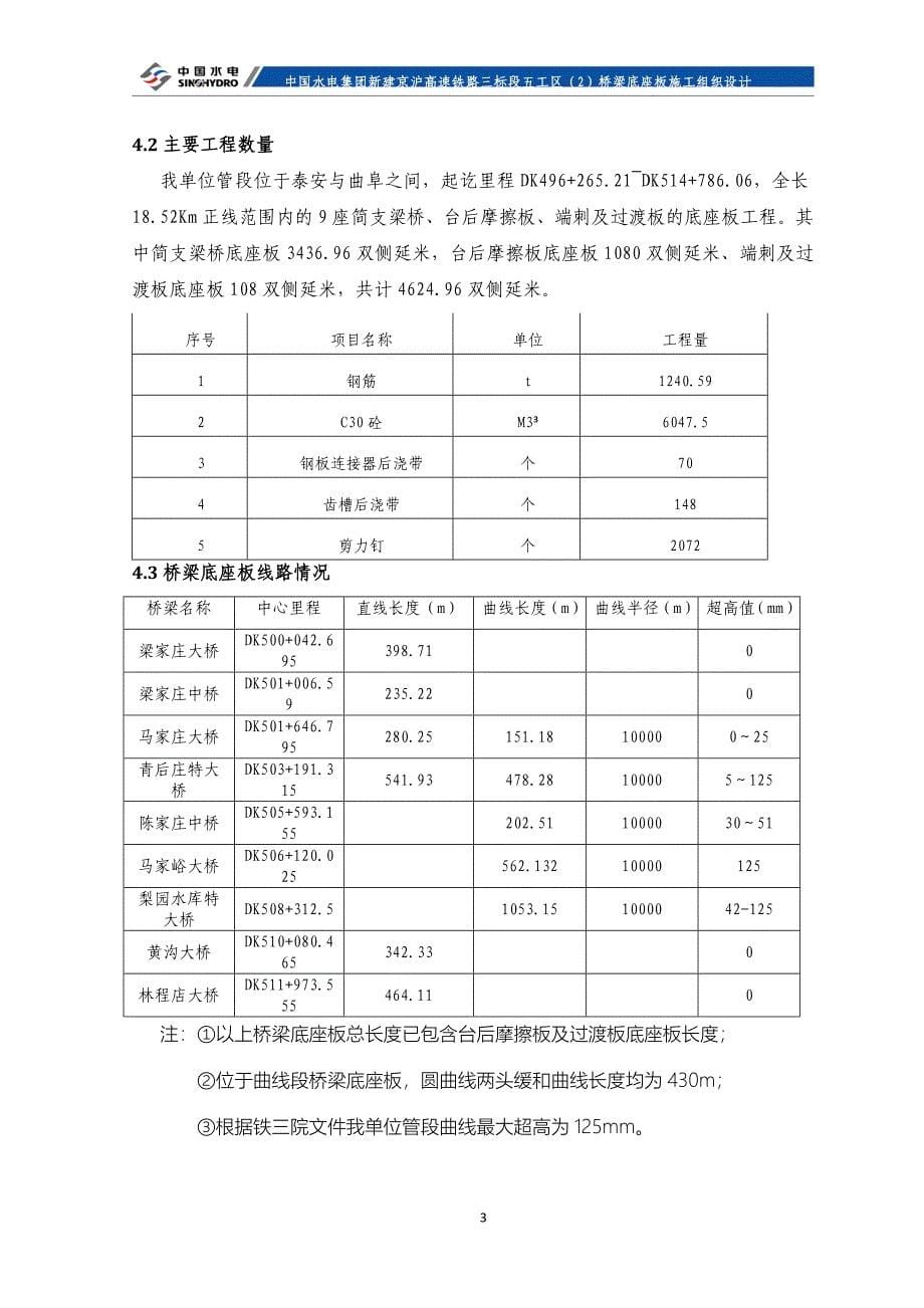 高速铁路三标段五工区桥梁底座板施工组织设计_第5页